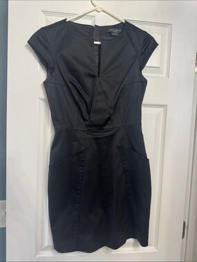 Guess by Marciano Black Cap Sleeve Mini Dress